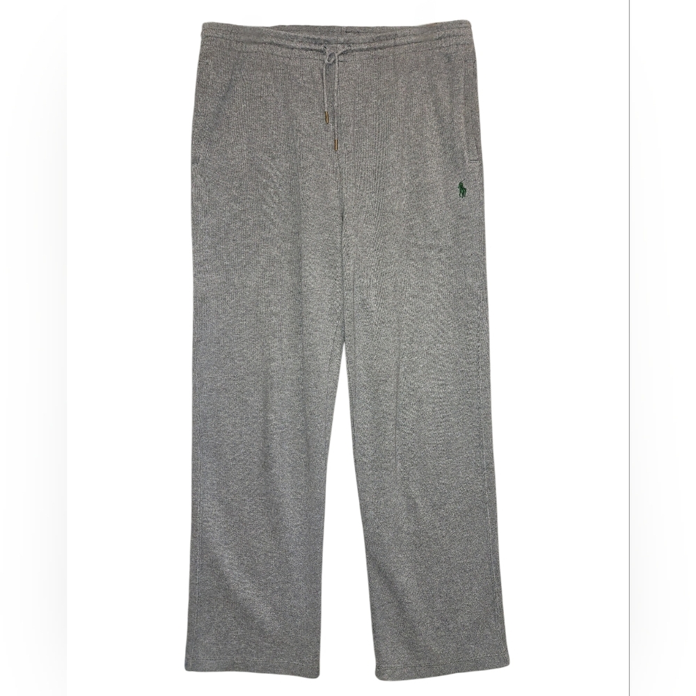 Polo Ralph Lauren Men's Gray Relaxed Fit Sweatpants with Green Pony Size M